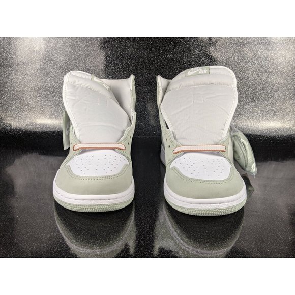 Nike Air Jordan 1 High OG White Seafoam Green Pink Women's 12 Men's 10.5 NIB - Picture 4 of 11